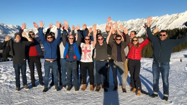 Gruppenbild des FST von der Klausurtagung 2019 in La Clusaz